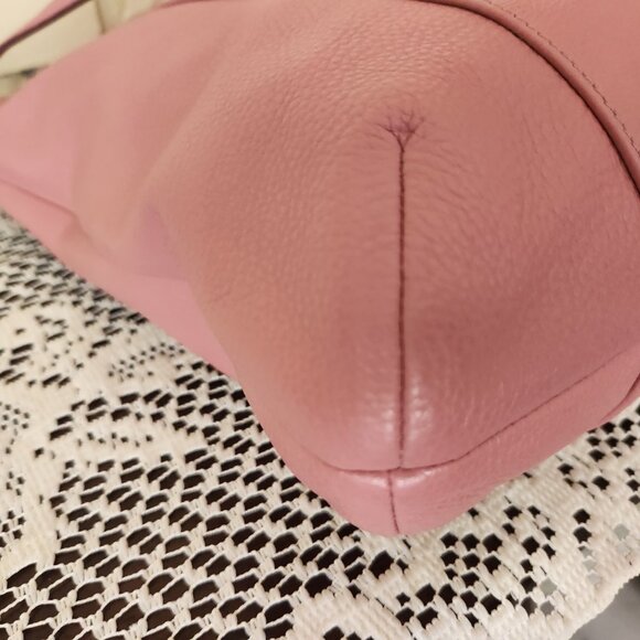 Like New Coach Madison Isabelle Pink Leather Shoulder Bag Purse - Picture 12 of 17